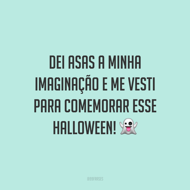 Dei asas a minha imaginação e me vesti para comemorar esse Halloween! 👻