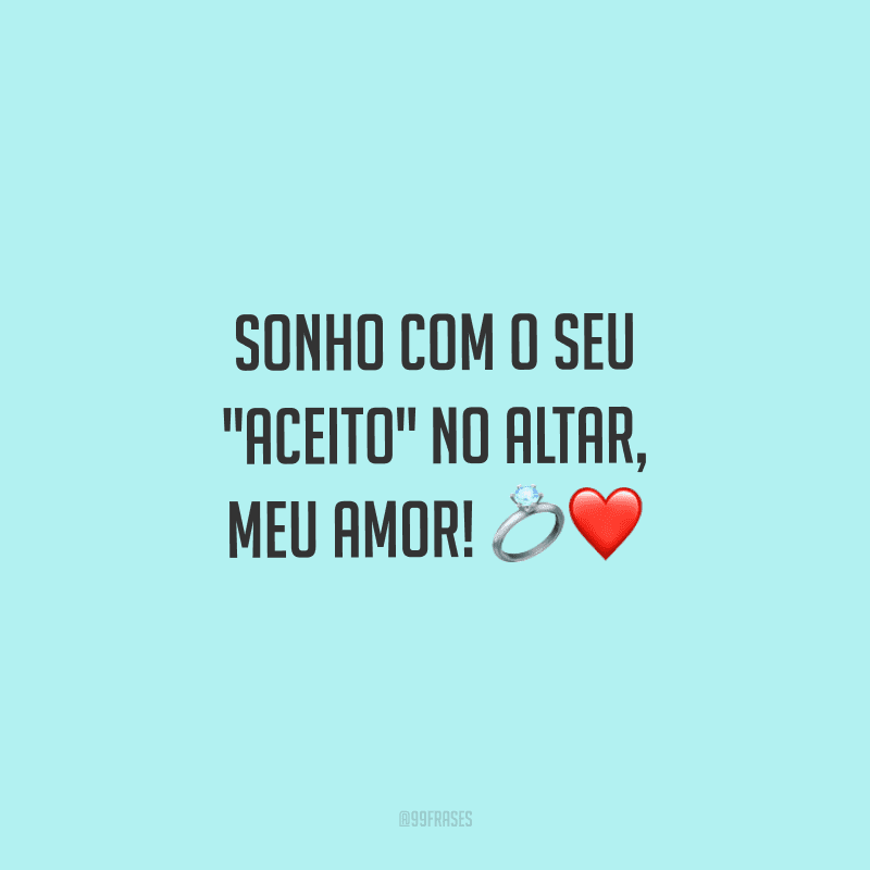 Sonho com o seu 