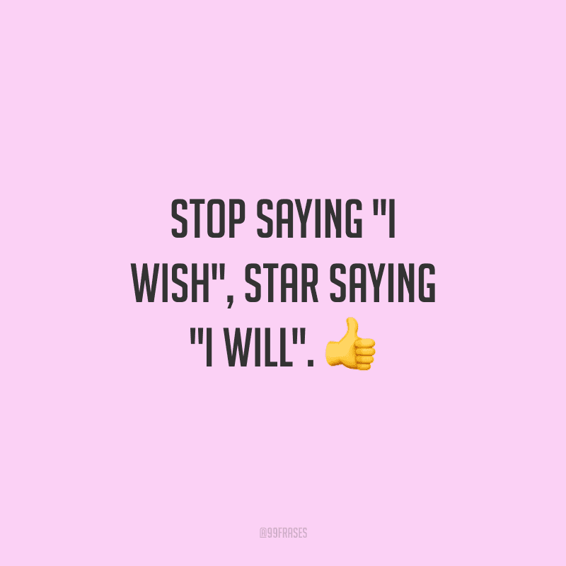 Stop saying 