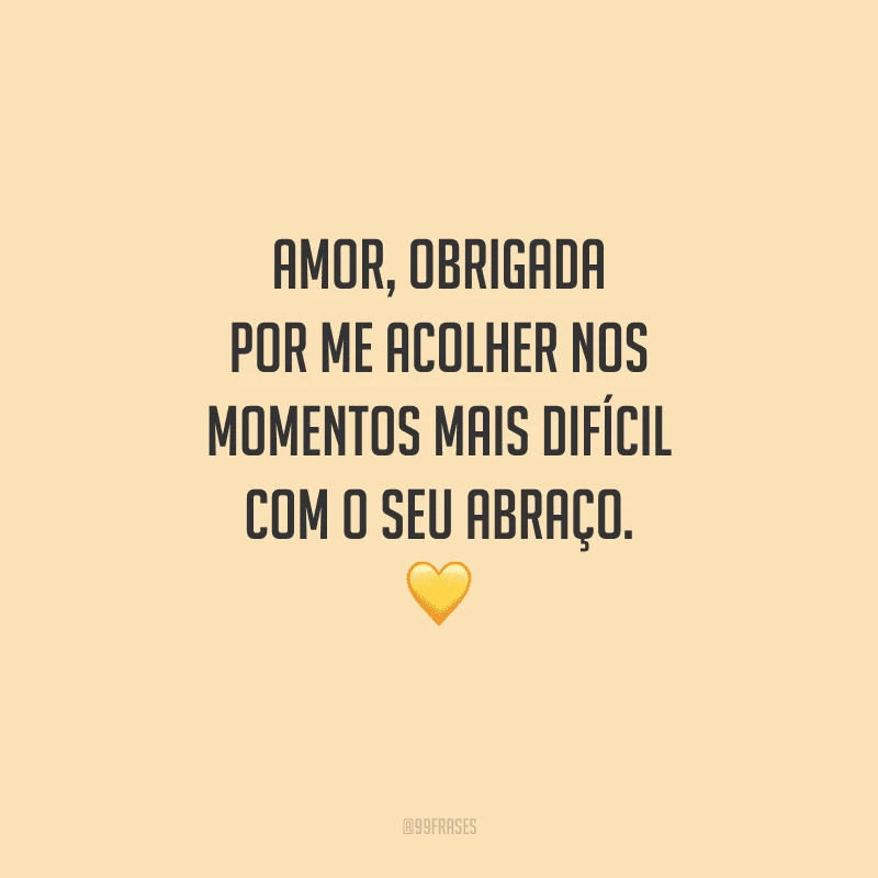 Amor, obrigada por me acolher nos momentos mais difícil com o seu abraço. 