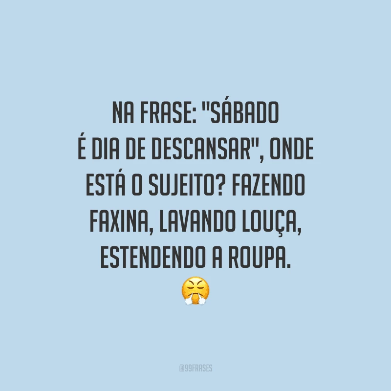 Na frase: 