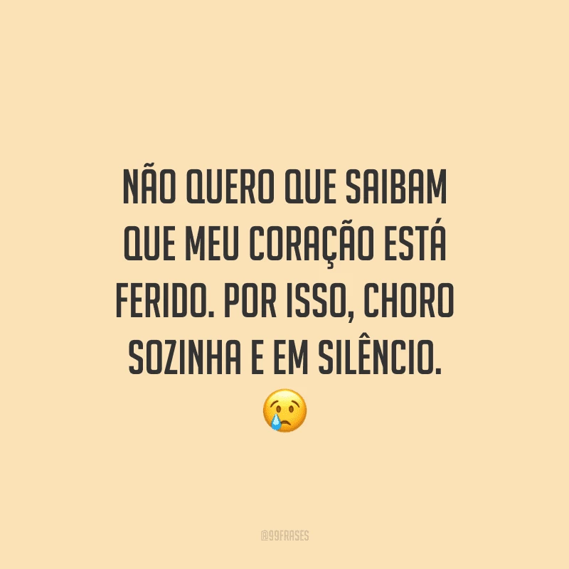 O silêncio pode ser um pedido de ajuda, um choro que não pode ser extravasado!