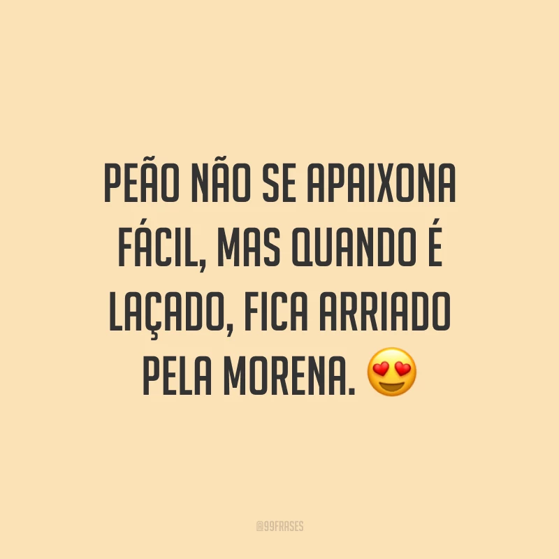 Peão não se apaixona fácil, mas quando é laçado, fica arriado pela morena. 😍