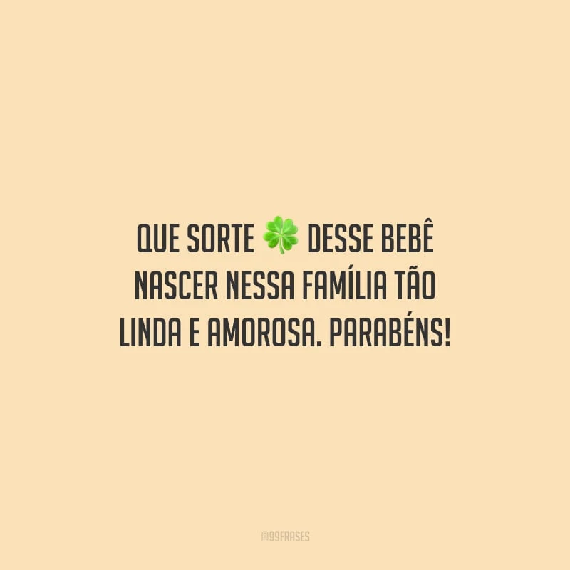 Que sorte desse bebê nascer nessa família tão linda e amorosa. Parabéns!