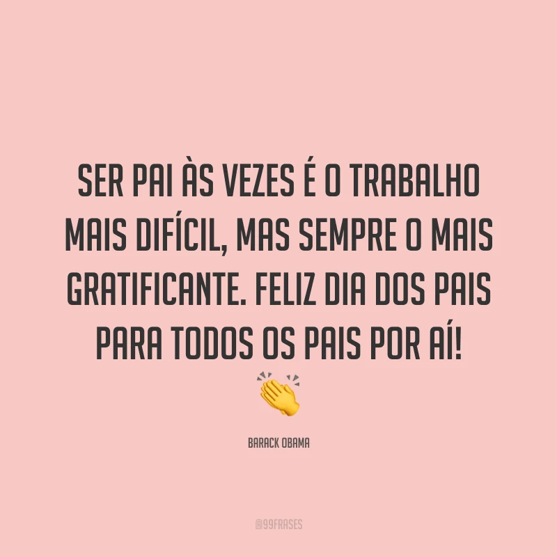 Ser pai às vezes é o trabalho mais difícil, mas sempre o mais gratificante. Feliz Dia dos Pais para todos os pais por aí! 👏