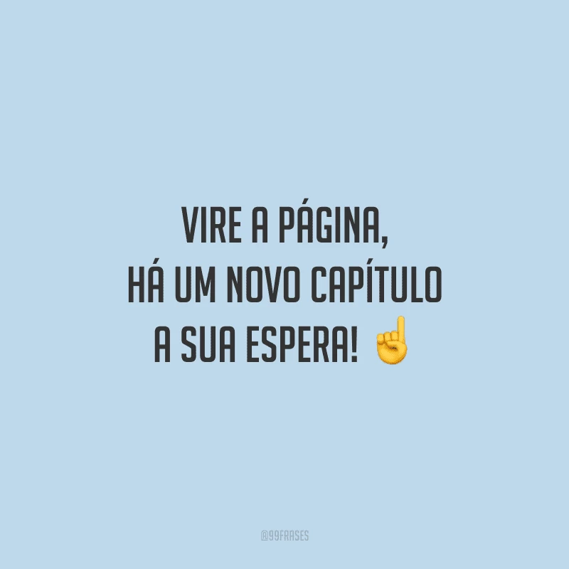 Vire a página, há um novo capítulo a sua espera! 